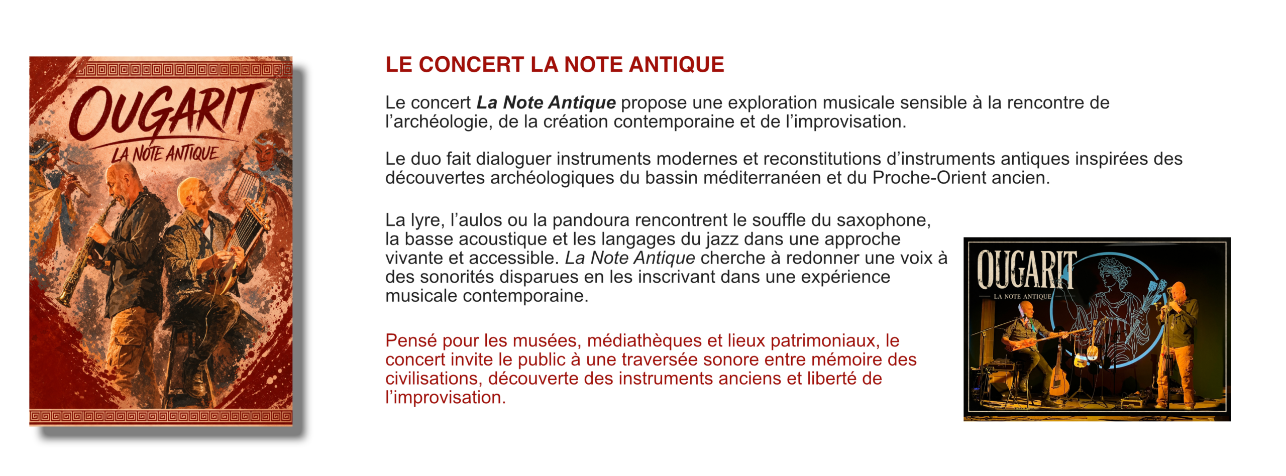 Bandeau Ougarit La Note Antique Cyrille Marche Alain Angeli
